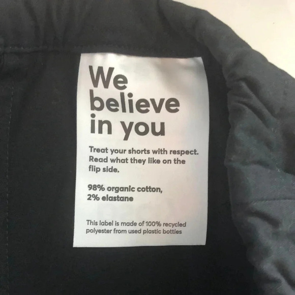 bscly. Black Organic Cotton Shorts - Picture 6 of 14